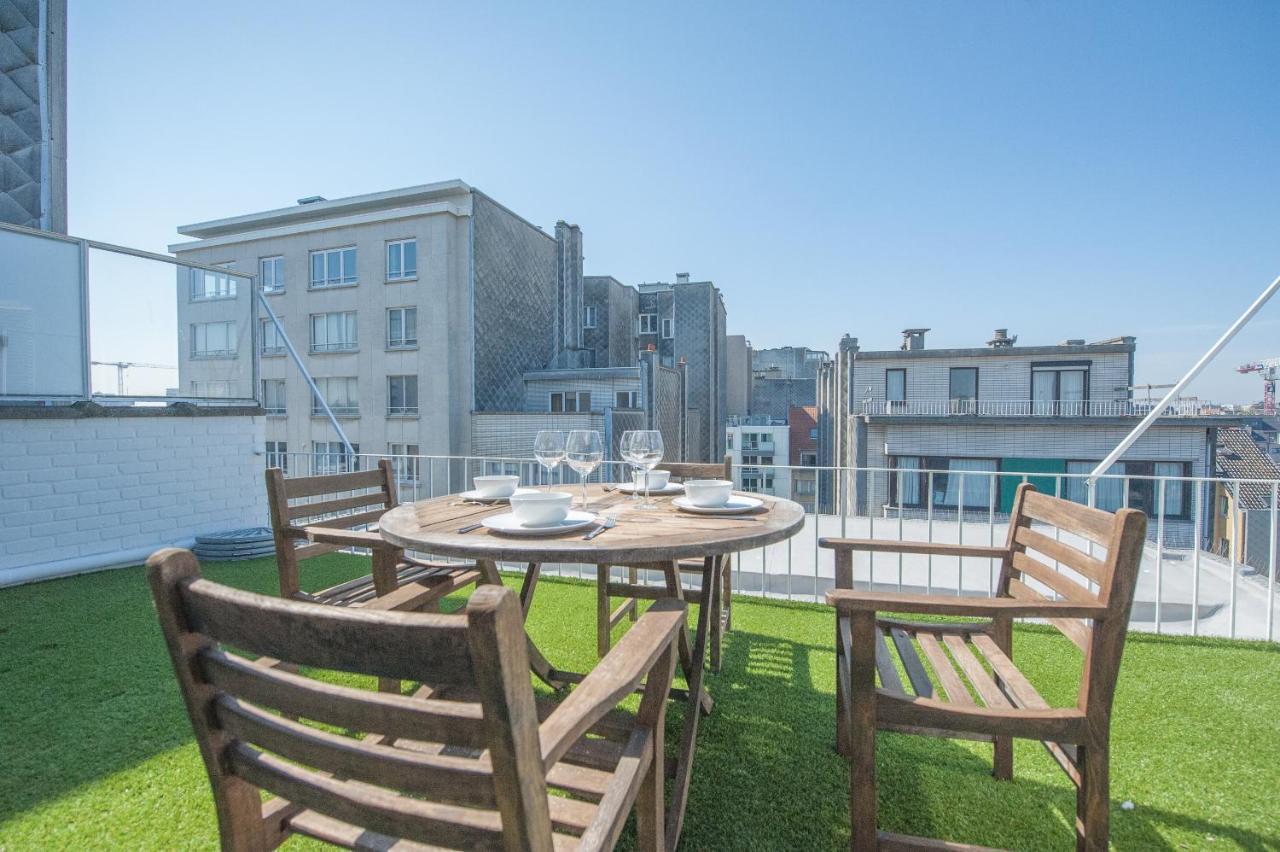 Studio Met Groot Zonneterras Centrum Oostende エクステリア 写真